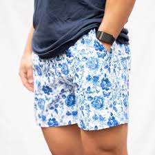 Bermuda Curta Azul Masculina