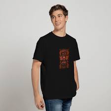 Camiseta Preta Estampada Masculina