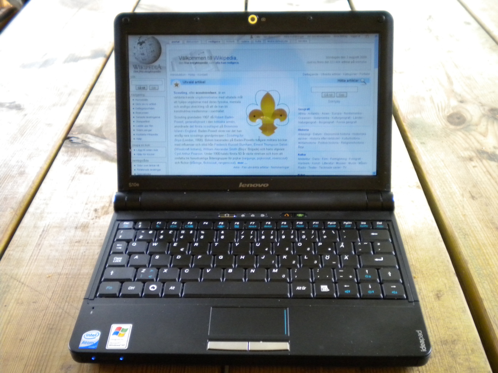 Notebook Lenovo IdeaPad S10e