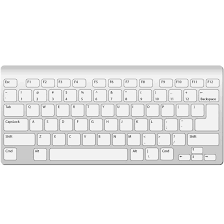 Teclado Branco Erogométrico Braylus KP-1987