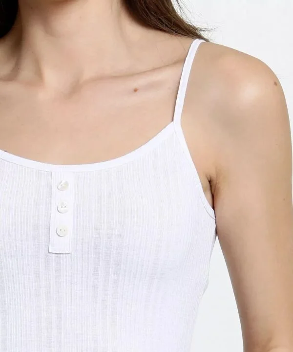 Blusa Canelada Branca