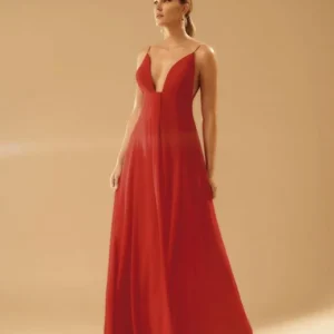 Vestido Longo Vermelho