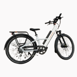 Bicicleta Modelo Klabinsky K920 - Cor Branca Predominante