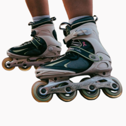 Patins Profissional Rebelex 5XD26 Cor Verde e Branco