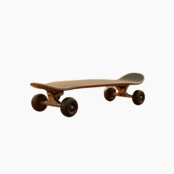 Skate Profissional k2089 de Cor Marrom