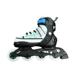 Patins Profissional Masculino Dangter DG9200 - Cor Branco, Preto e Verde